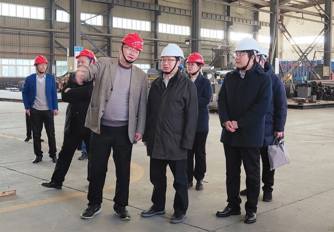 中國建材集團黨委常委、副總經(jīng)理王于猛一行到中國建材總院在浙企業(yè)開展調(diào)研